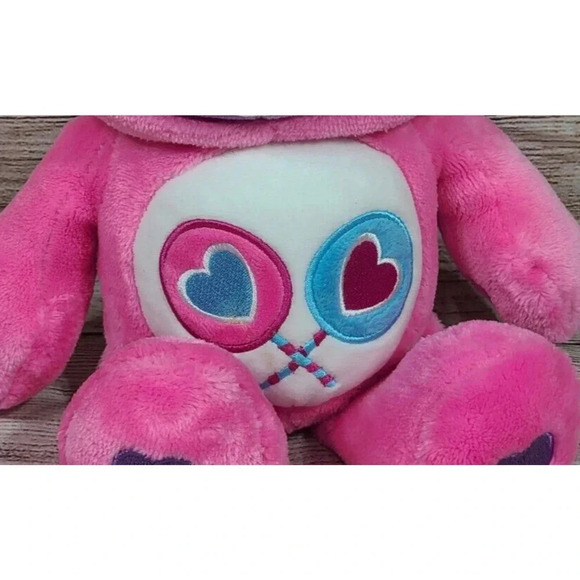 Basic Fun Care Bear Plush Share Bear Stuffed Animal Pink Unicorn Hoodie 12" 2021 - Picture 2 of 5
